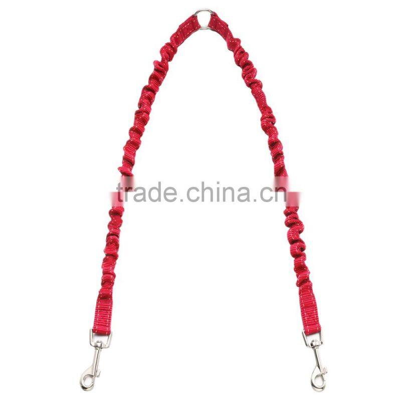 Homdox Pets Dog Leash Coupler Double Dog Walker Lead Elastic Two Dogs Leash Splitter AM002453