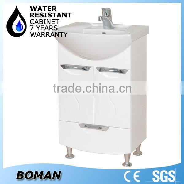 Hangzhou PVC Bathroom Cabinet with High Gloss Painting