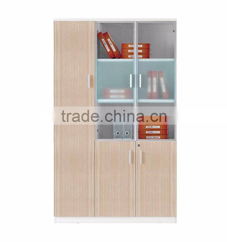 Modern office furniture three door office file cabinet with grass