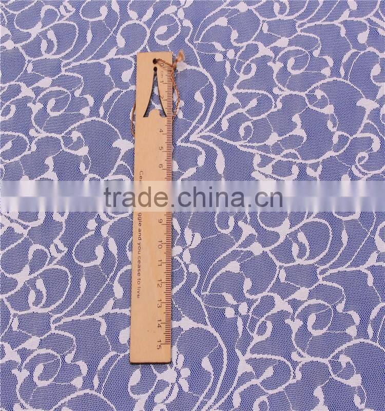 2016 High Quality White chantilly Lace fabric for Ladies Suit