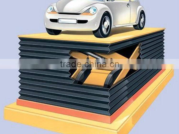 Simple Stable Square Protective Accordion Cover For Hoisting Platform
