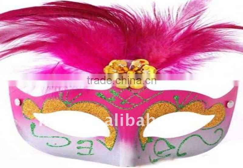 2011 feather mask cute design for halloween and other party of good price