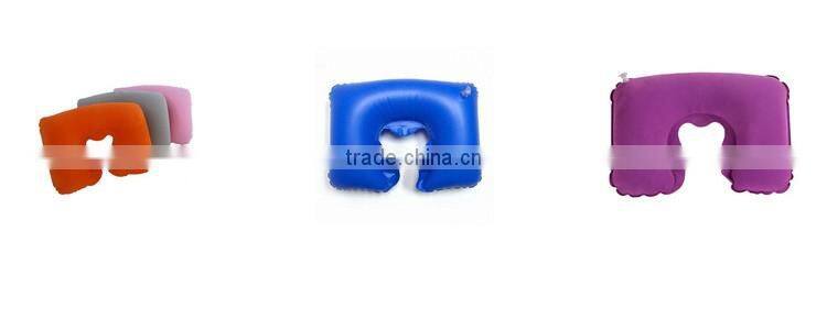 Wholesale custom cheap folding air inflatable travel neck pillow