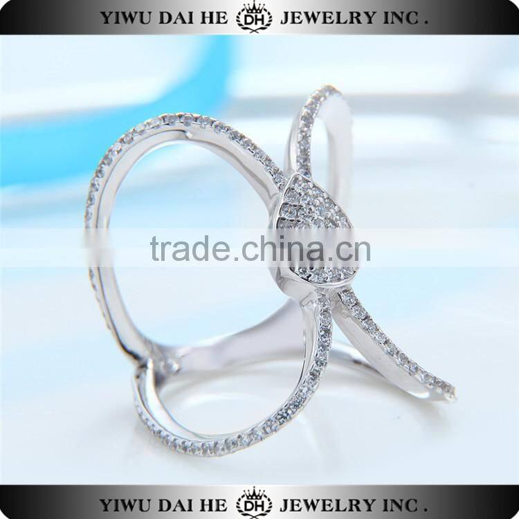 Hot sell knuckle 925 sterling silver ring setting
