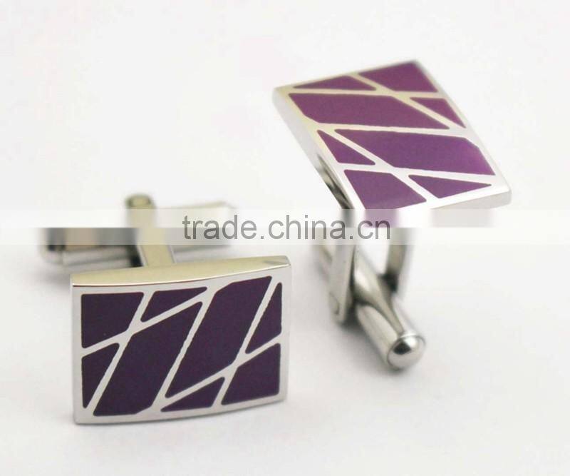 Fahion Mens Jewellry Stainless Steel Custom Cufflink With Logo