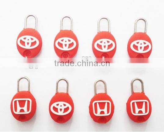 Fashion Style Clothing Bag Accessories colorful pvc Zipper Puller