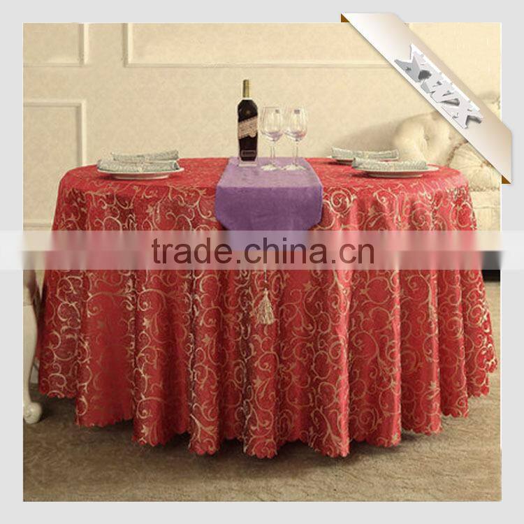 100% Polyester Round Sequin Table Cloth for Restaurant