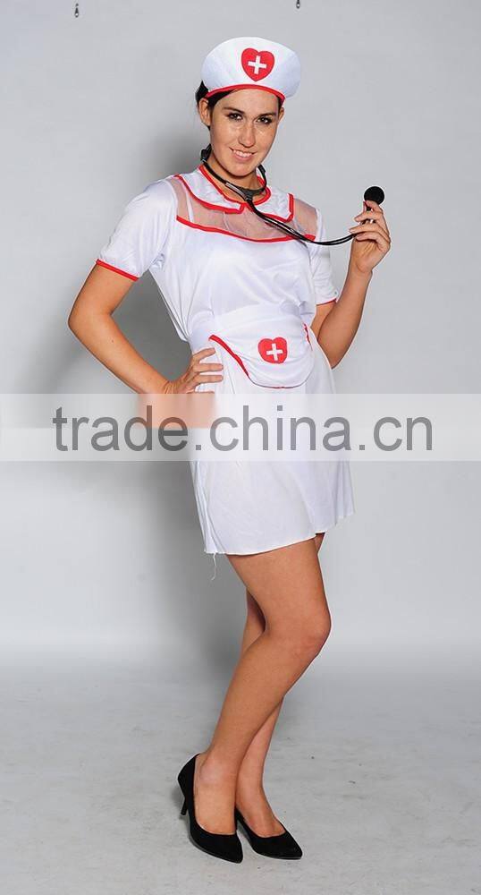 Party sexy hot nude nurse doctor costume dress clothes