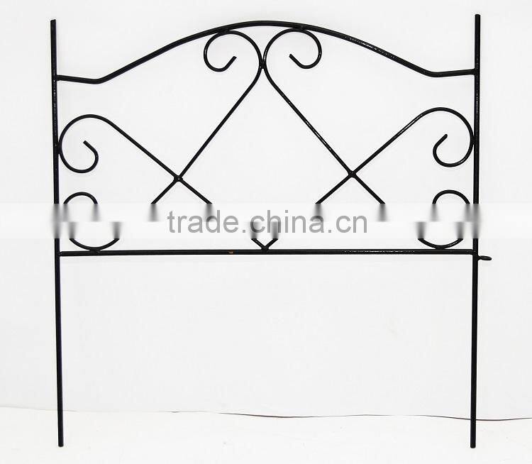 metal garden fence