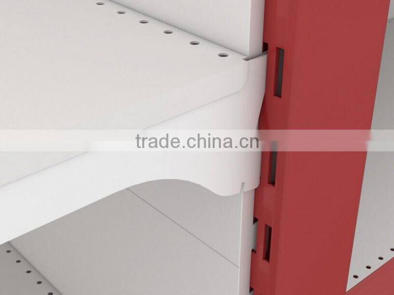 Supermarket display shelf (steel with powder coating)