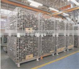 Cheap Metal Cage Galvanized Storage Wire Mesh Foldable Lockable Steel Cage