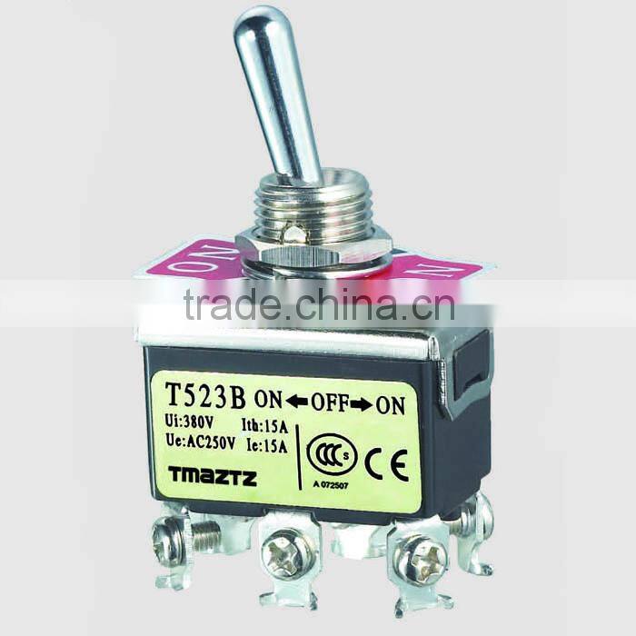 Factory supply CE&RoHS 6 pole toggle switch double throw switch