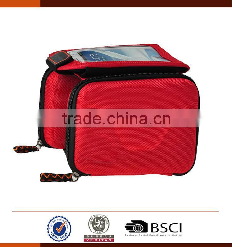 EVA Bicycle Frame Bag with Separable Cellphone Pocket