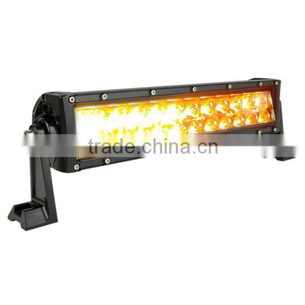 Led flash light bar, Cre 72w led bar, 4x4 Amber and white led light bar 14"