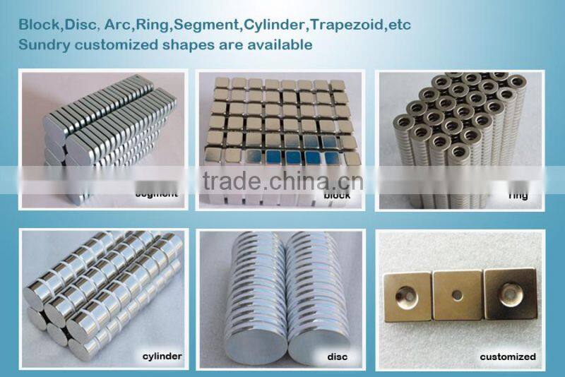 china manufacturer strong permanent rare earth magnet