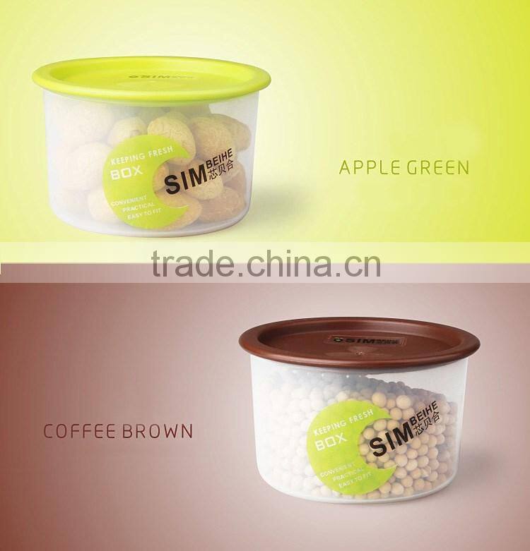 Plastic food candy jar/container 730ml