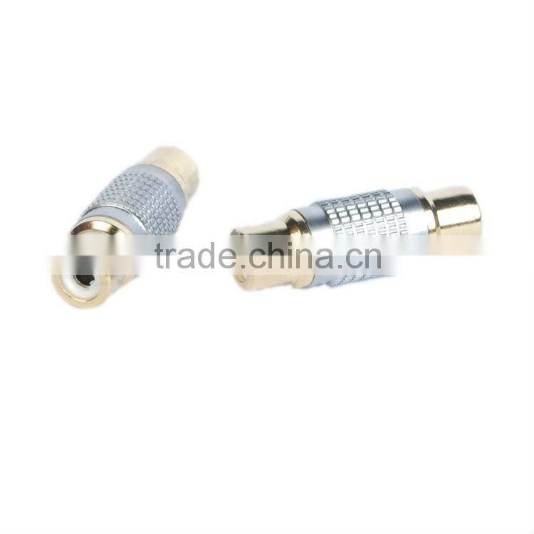 High quality RCA Female to RCA Female audio plugs