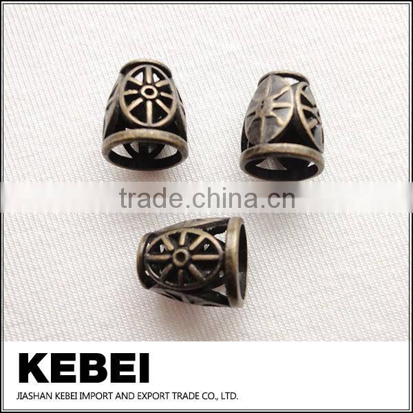High quality metal cord fastener ,custom design pattern cord fastener