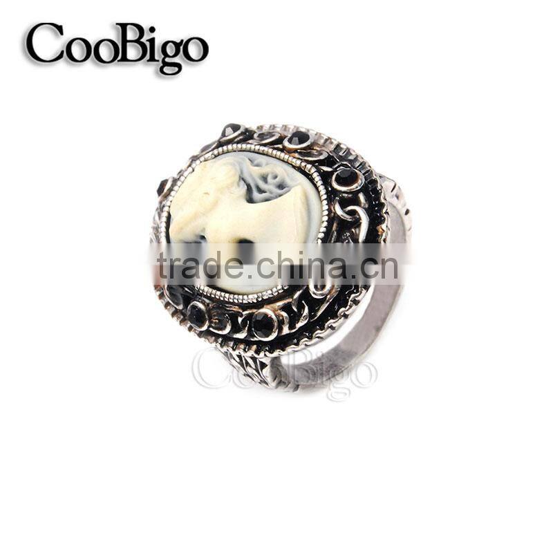 Fashion Jewelry Zinc Alloy Vintage Style Ring Women Party Show Gift Dresses Apparel Promotion Accessories