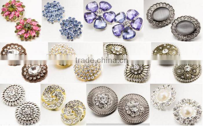 Metal Rhinestone Buttons,crystal button,glitter fashion buttons