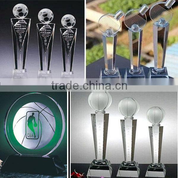 customized Souvenir gift diamond shape crystal award