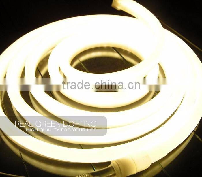 DC24V Outdoor & Indoor use Warm white LED neon flex rope light