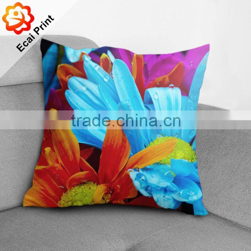 2016 colourful good-looking heat transfer Cushion with pattern