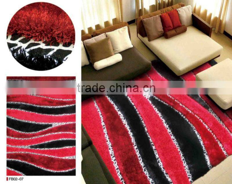 100% polyester microfiber shaggy rug ground cover mat ground cover mat NR034