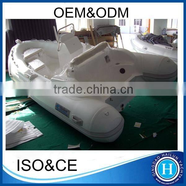 Open glass bottom boats for sale rib 380 with CE certificate