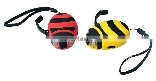 rechargeable battery dynamo flashlight