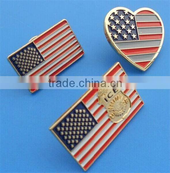 Canada maple lapel pins, Canada rectangle flag metal badge