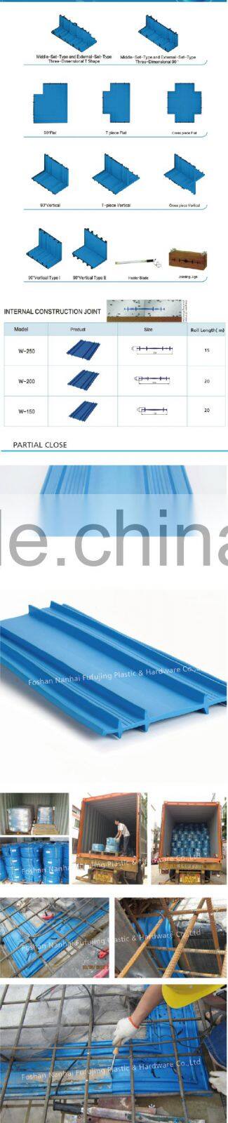 PVC waterstop costruction joint