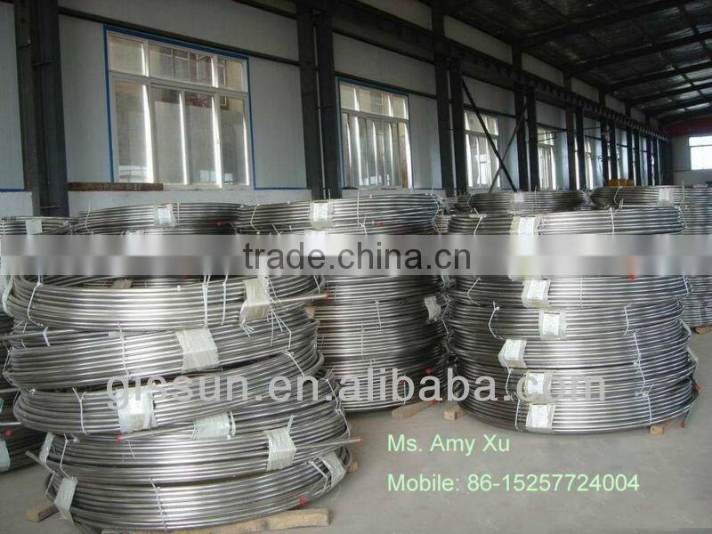 heat exchanger stainless steel coil tube and coil spring