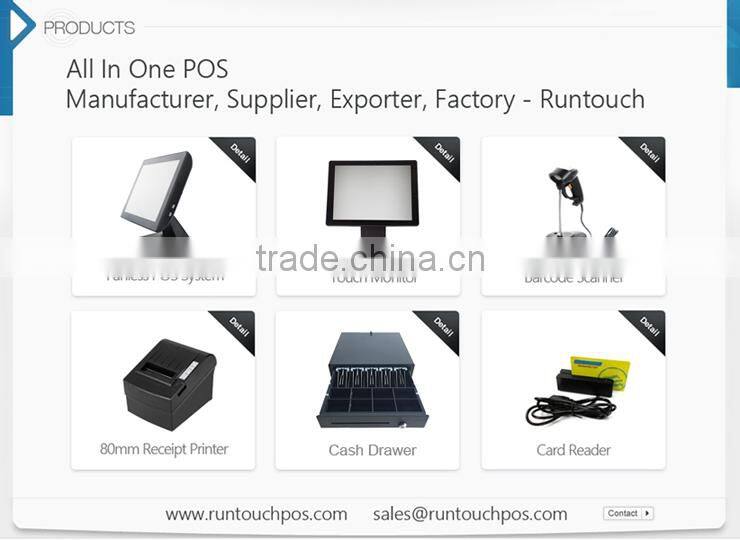 Runtouch RT 6900 aluminum housing Supermarket pos machine