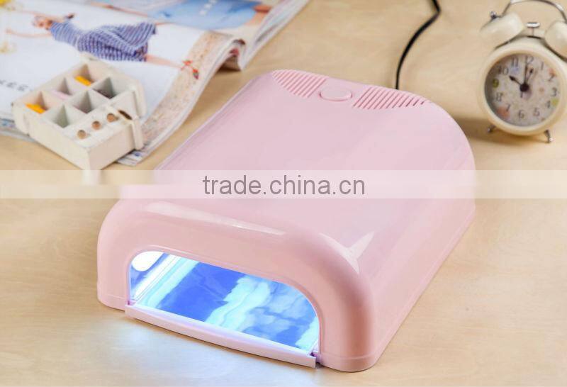 plastic uv lamp electric nail polish dryer with battery