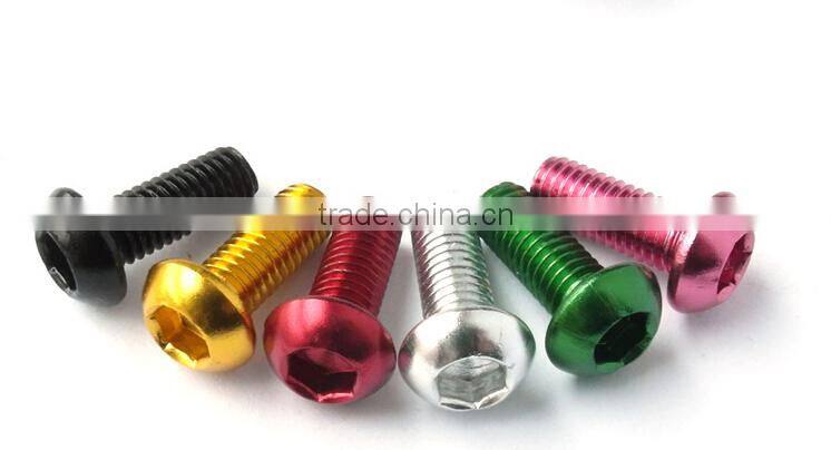 M3X6 M3X8 aluminum hex button screw CNC customized hobby model RC drone car