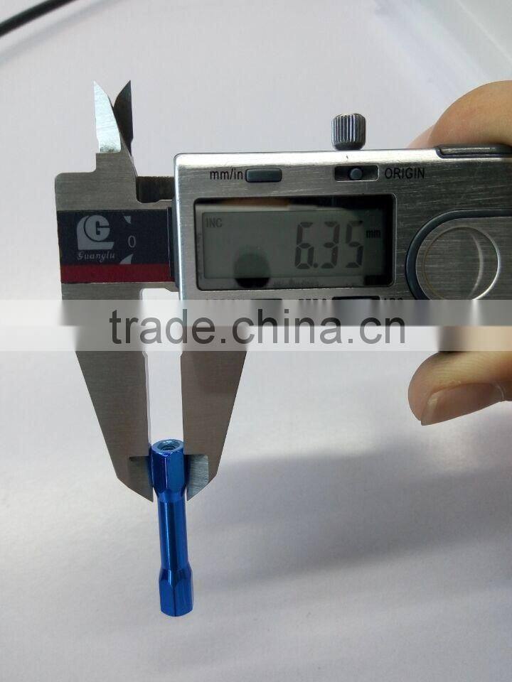 Manufacturer Price for Colored M3 5.0mm Colored Hex Head Step Aluminum Spacer