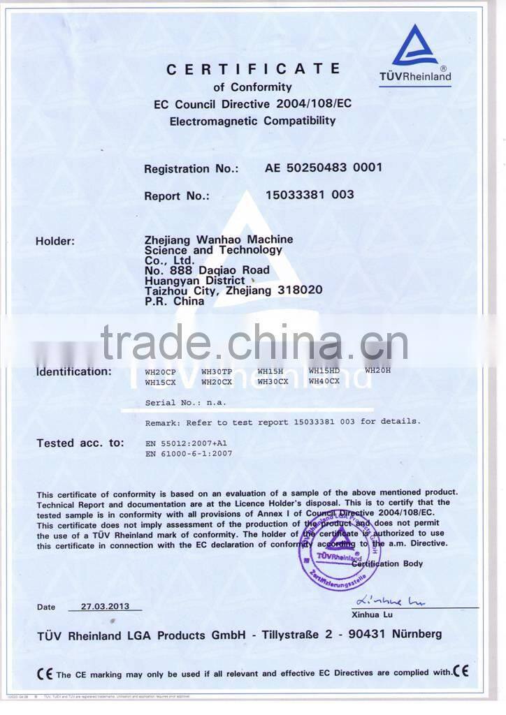 CE 1.5 inch gasoline high pressure water pump (WH15H)