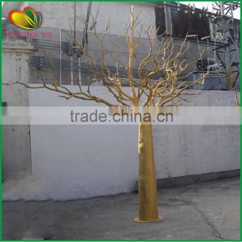 factory supply artificial tree trunk no leaves fiberglass artificial trunk decor artificial trunk