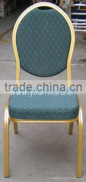 used aluminum stacking banquet chair YC609