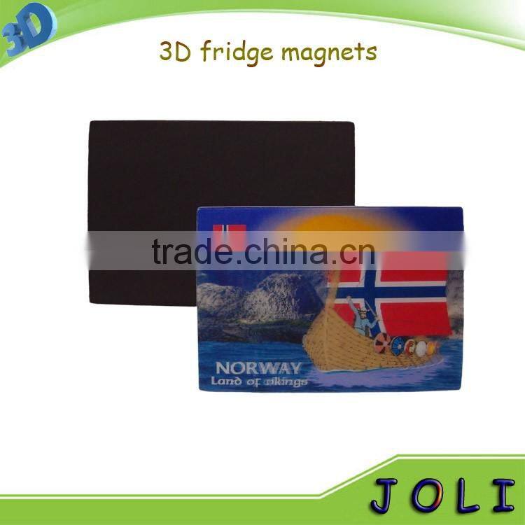 custom printed 3d moving effect fridge magnet notepad