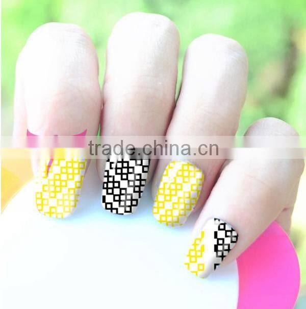 New 2015 hot metallic 3D nail stickers