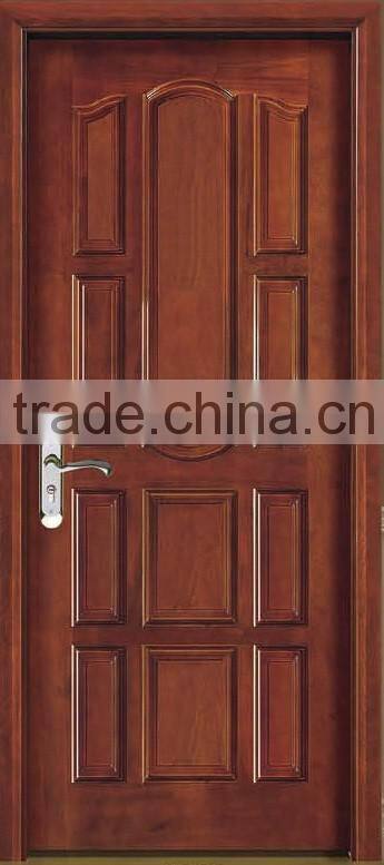 China painting solid wood door for Interior YHC-1316