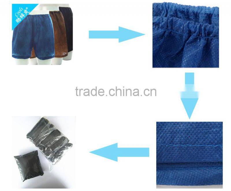 Wholesale Mens Boxer Shorts Disposable Men's Nonwoven Boxer Shorts Sexy Boxer