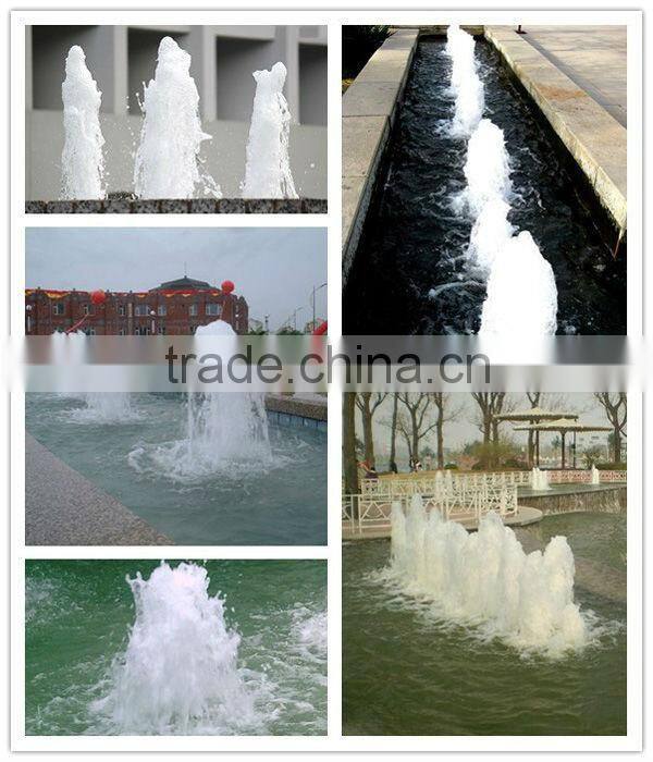 Stainless steel water bubble1'' with pipe foam fountain jet nozzle