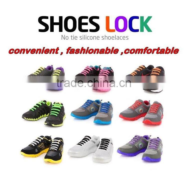 Factory direct sell Silicone shoelace