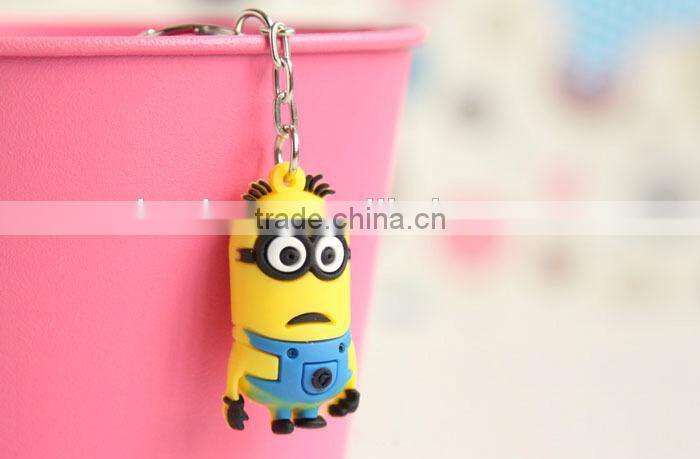 Cheap kid gifts wholesale pvc keyring,Cartoon character keychain gifts
