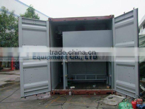 Easy installation containerized block ice plant for sale