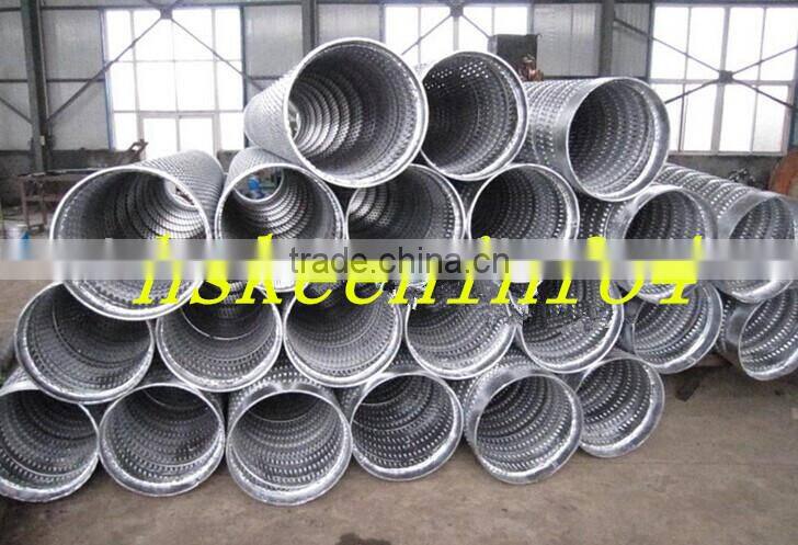 Production of bridge filter pipe of well pipe bridge well pipe