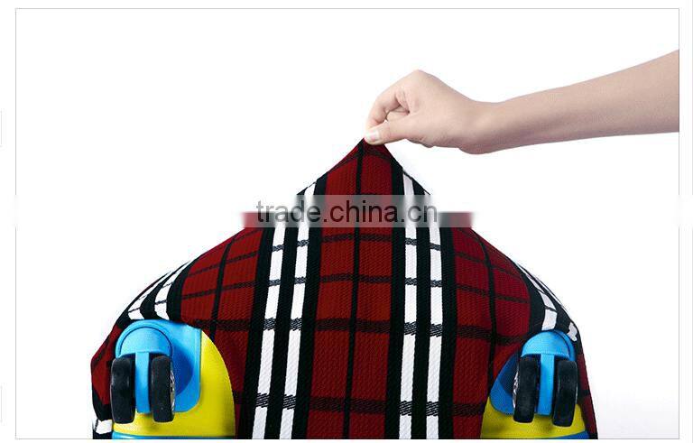 new products high level sublimation printing waterproof elastic luggage cover
